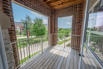 Expansive private patio or balcony